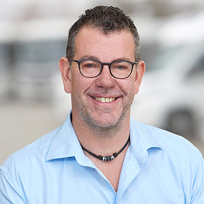 Manfred Müller – Prokurist und Kundendienstleiter. Ein Foto von Manfred Müller.